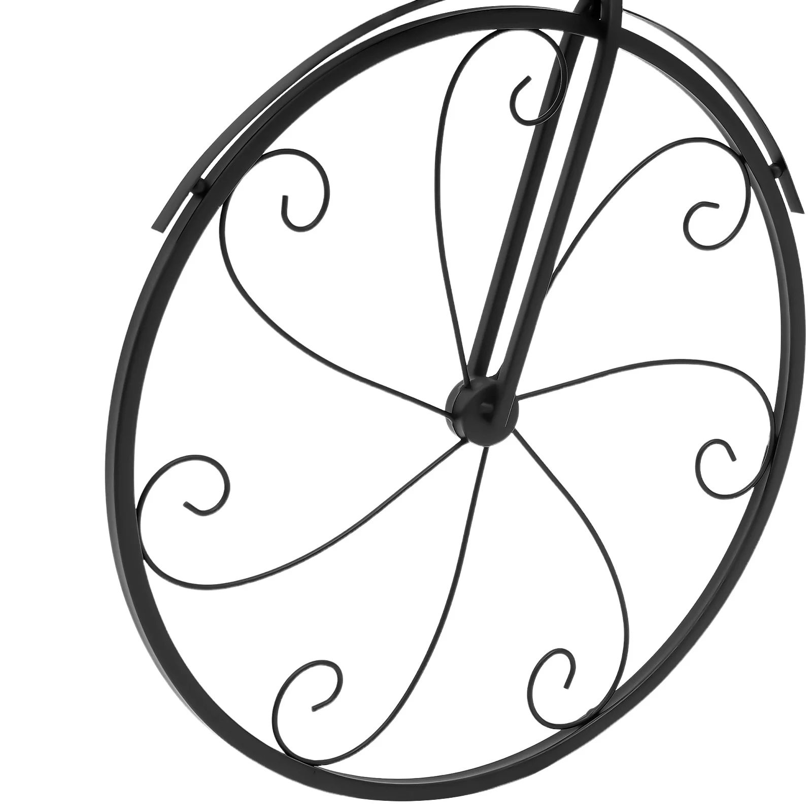 Support pour plantes Tricycle, Pot de fleur de vélo à 3 niveaux, fer à monter soi-même, 22.05lb, noir, pour maison, jardin, Patio, entrées, fenêtres ensoleillées