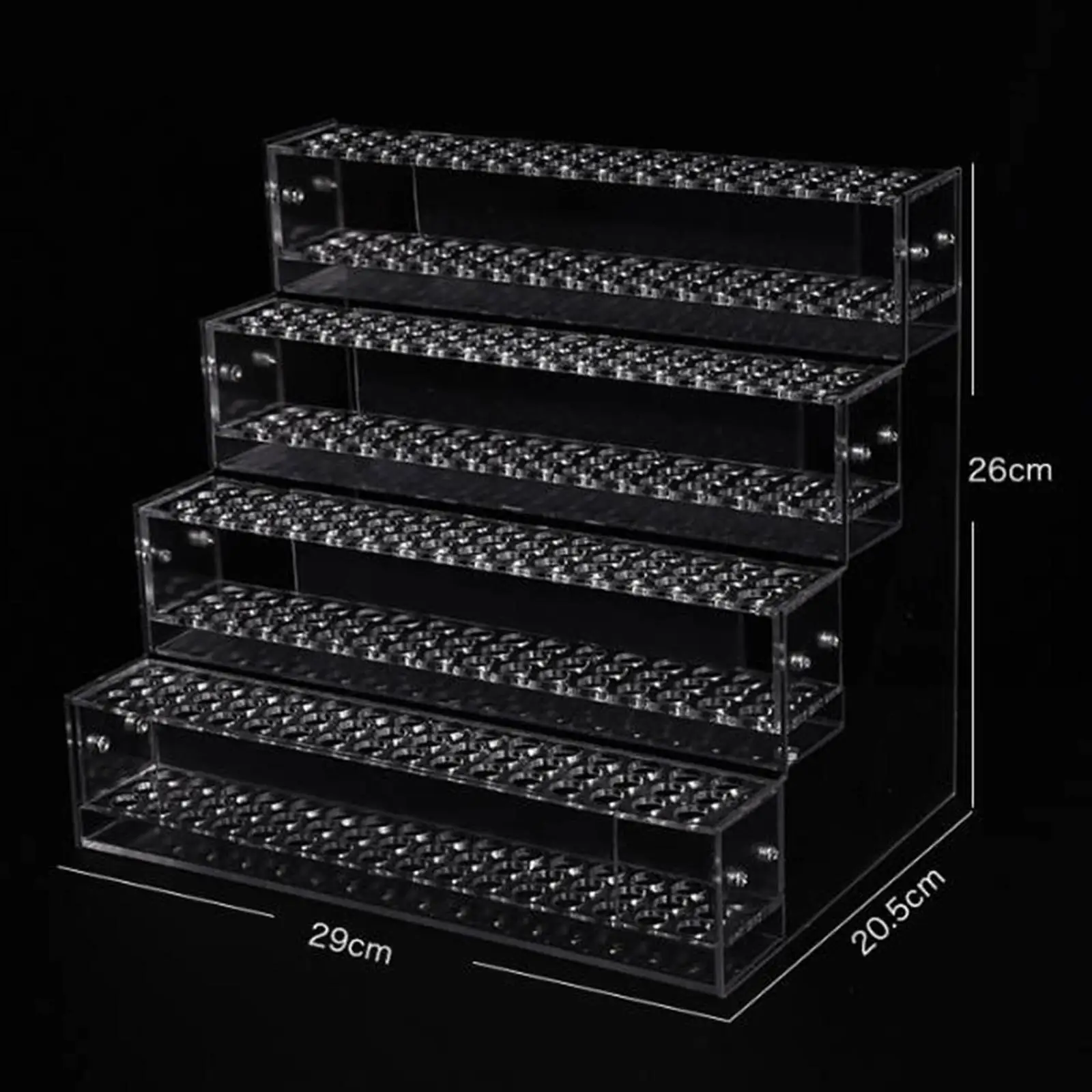 Suporte De Lápis De Acrílico, Pen Storage Rack, Sturdy, Clear, Marker Display, Stand para Lápis De Cor, Canetas De Escritório, Decoração