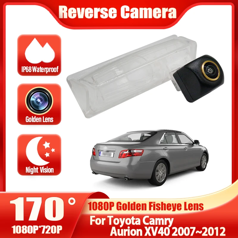 

Wide Degree CCD NTSC Car Rear View Reverse Parking Camera For Toyota Camry Aurion XV40 2007 2008 2009 2010 2011 2012 170°Fisheye