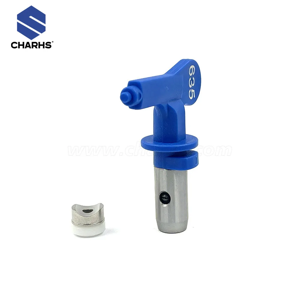 Charhs 635 ugello a spruzzo punta a spruzzo punte a spruzzo reversibili punte per ugelli per spruzzatore di vernice Airless parti di macchine a spruzzo di vernice Airless Tita