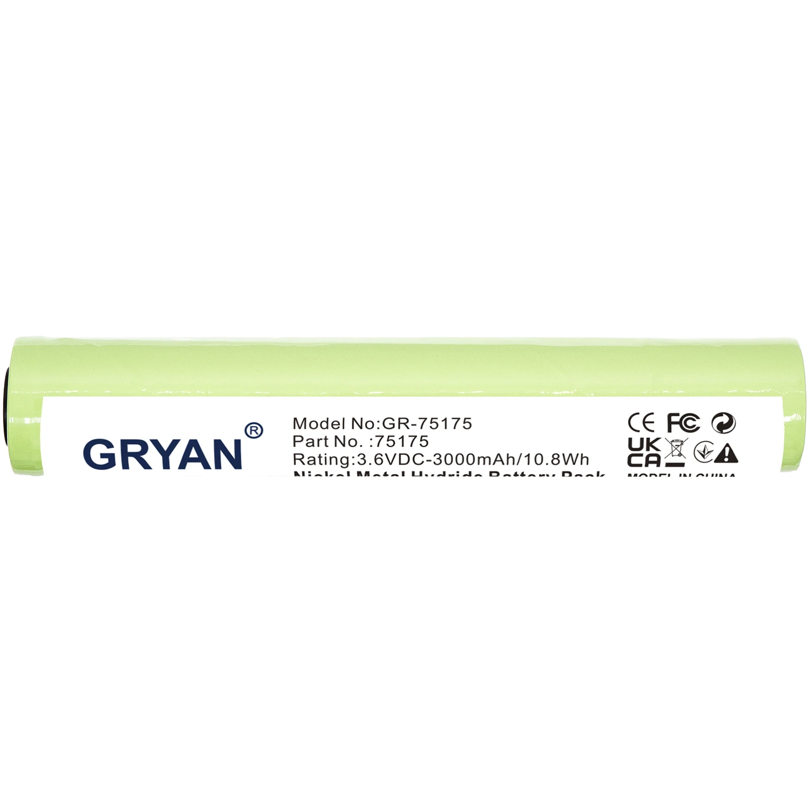 GRYAN Flashlight 3000mAh Battery For Streamlight 75175 75375 Except UltraStinger PolyStinger LED HAZ-LO HP Stinger XT HP view 4
