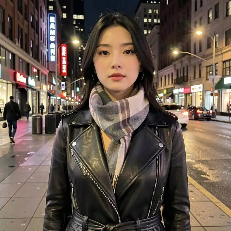infinity scarf retro thermal for freezing winter for business trip scarf windproof seamless fashionable for autumn snood