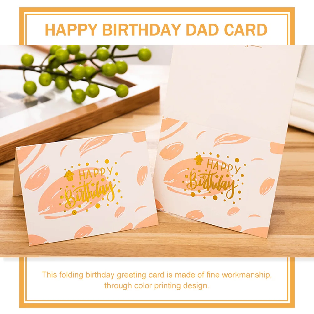 80 pçs cartões de aniversário dobrável cartão livre substâncias nocivas papel colorido impressão fino acabamento novo estilo escrita
