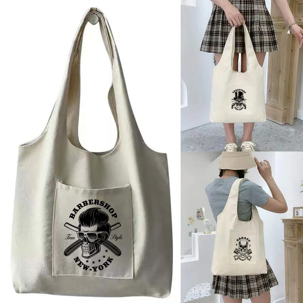 Shopping Bag borsa a tracolla lavabile monospalla da donna Messenger borsa da viaggio portatile ecologica