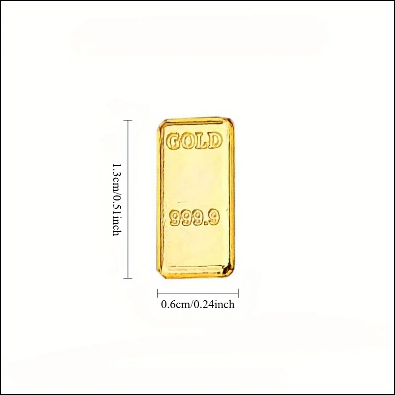 شريط ذهبي صغير مقلد، سبائك الزنك، ديكور المنزل وسطح المكتب، إكسسوارات غير رسمية، هدية هووسورمينغ، هدية مثالية وحرف يدوية