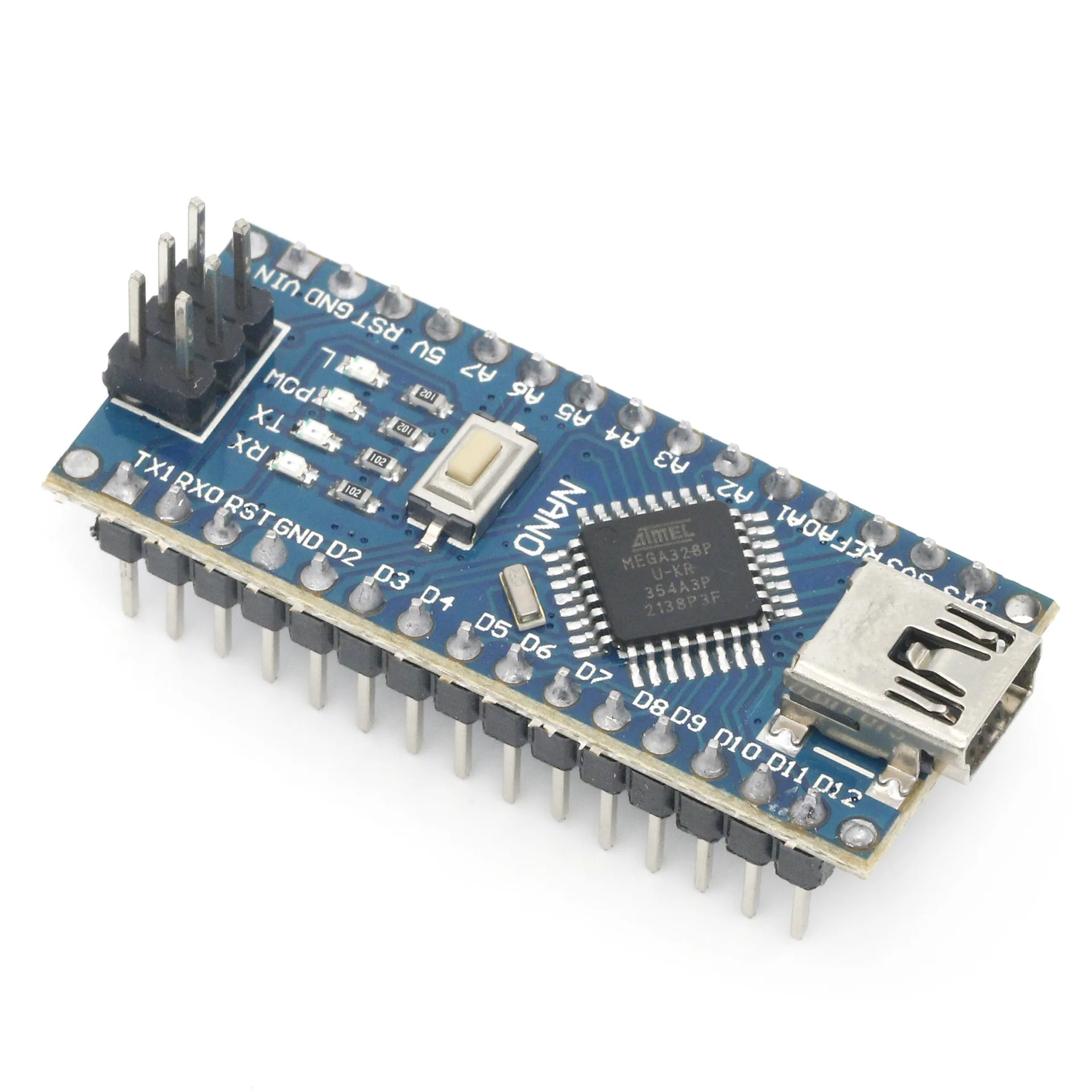 For Arduinos Nano V3.0 ATMEGA328P 5V 16Mhz CH340 Drive MINI USB Nano V3 Learning  Module Development Board