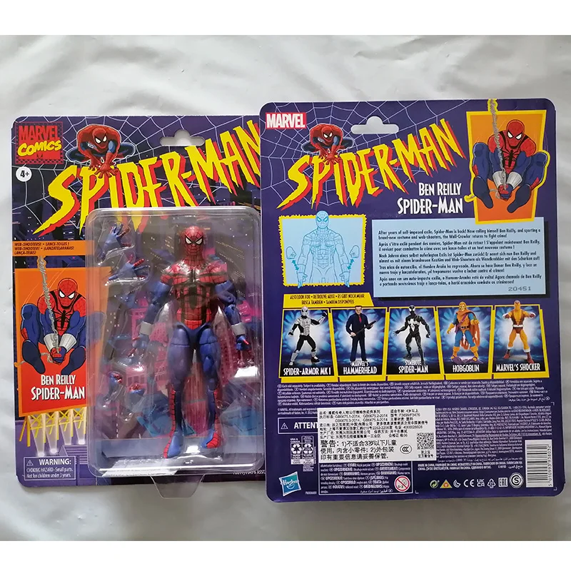 Marvel Legends Spider-man Action Figure Model Toy Collection Spiderman Ben Reilly Marvel's Hammerhead Hobgoblin Symbiote