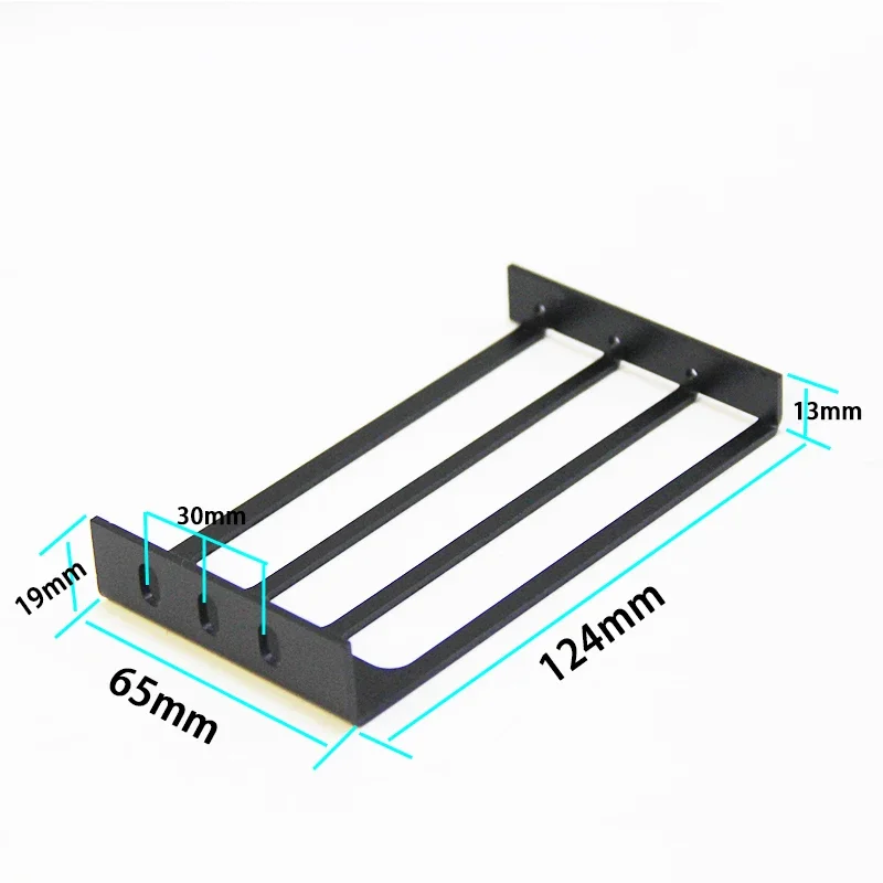 PCI-E Riser Cable Bracket For Graphics Cards Vertically Kickstand Base, Open Type Computer Rack Case MOD Part