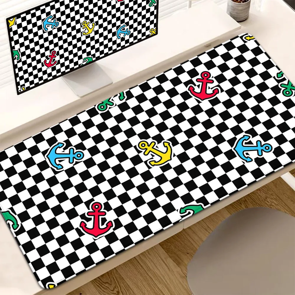 

Mosepad Anchor Grid Computer Mat Desk Accessories Pc Gamer Mousepad Company Game Mats Mouse Anime Mause Table Decoration