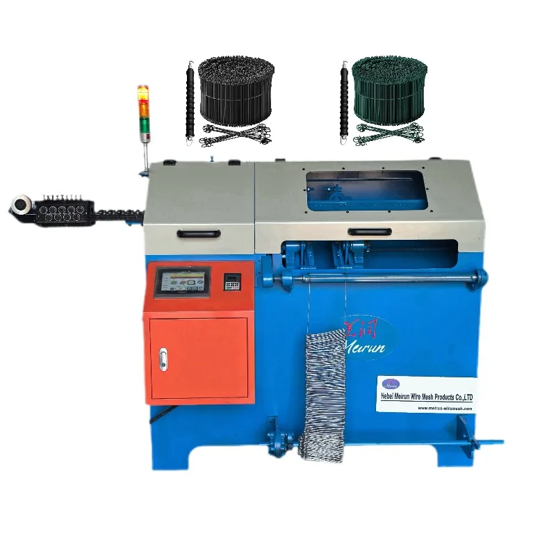 New Hot Dipped PVC Galvanized Wire Annealed Double Loop Tie Wire Making Machine with Motor Bearing Gear PLC-Condition New