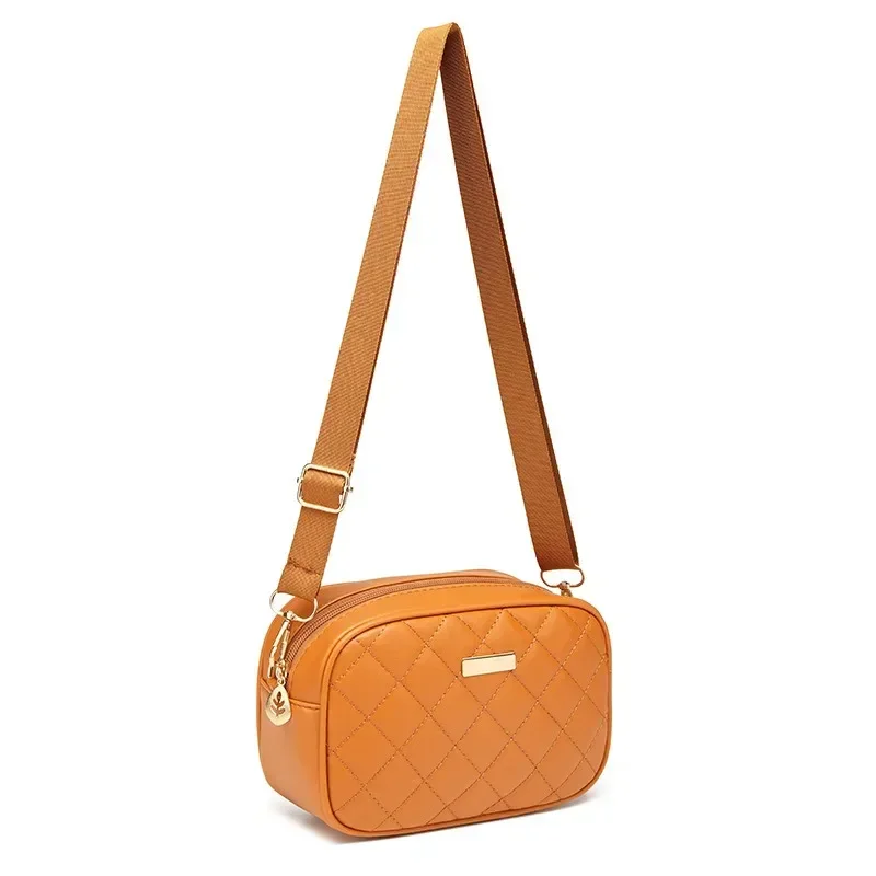 

Crossbody Bag for Women Fashion Small PU Leather Shoulder Bags Luxury Designer Quilted Female Zipper Purse and Handbags