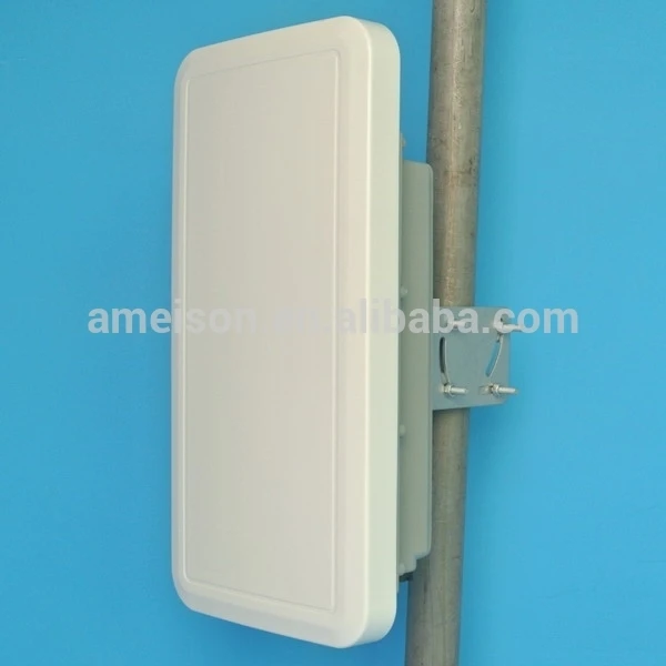 5 GHz 18 dBi WiFi Directional Wall Mount Flat Patch Panel MIMO Antenna enclosure outdoor aluminum