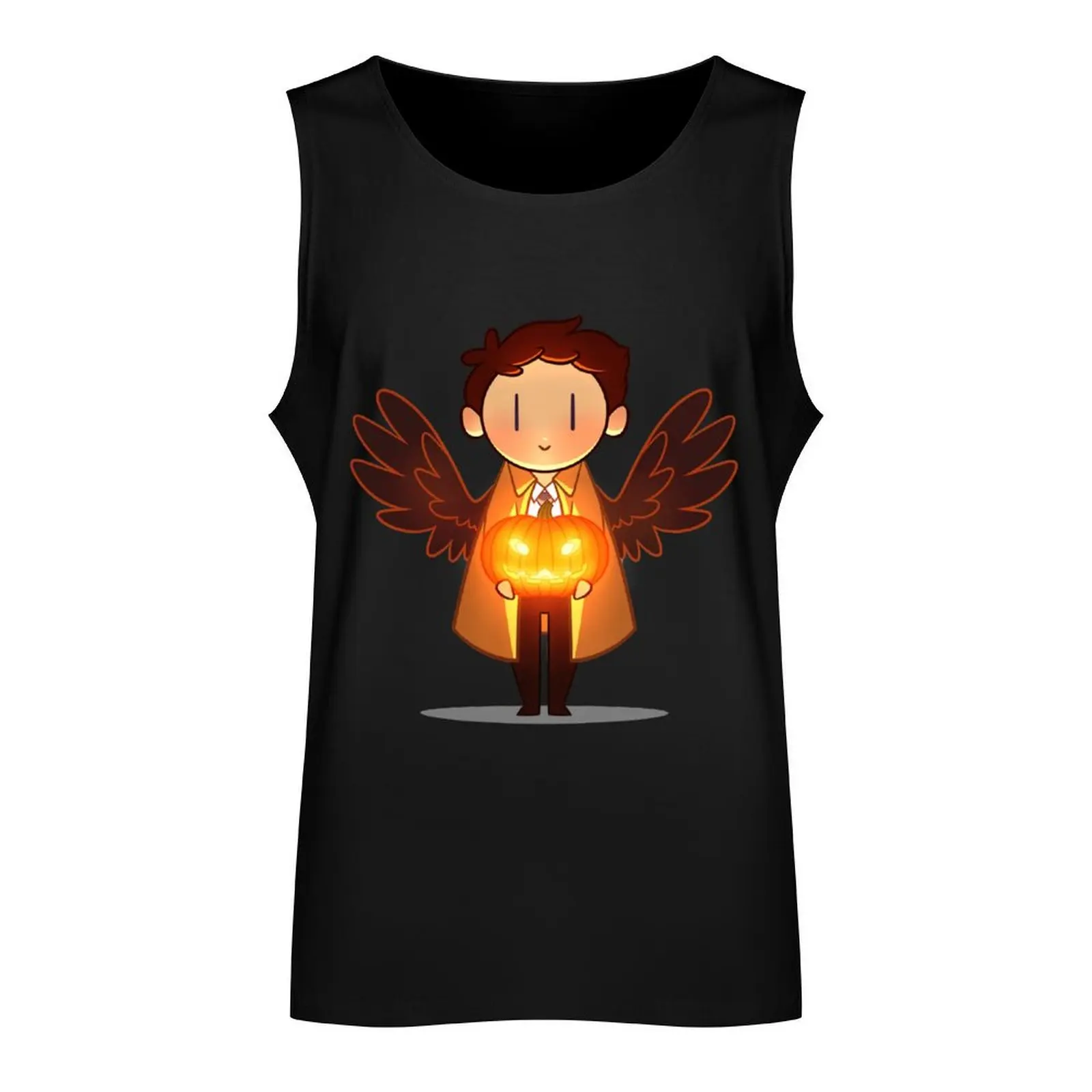 Halloween Castiel Tank Top summer summer 2024 Top image 2