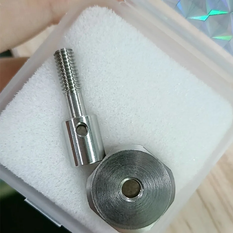 Probe internal and external adapter screw M2M3M4M5 thread five way star shaped stainless steel star shaped measuring seat