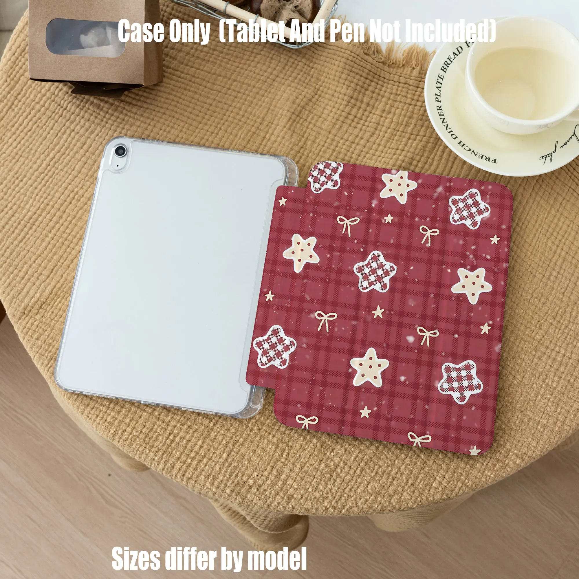 

Slim Fit Premium TPU Tablet Cover, Shockproof Durable Lightweight Protective Case for iPad Samsung Huawei Honor Redmi Xiaomi