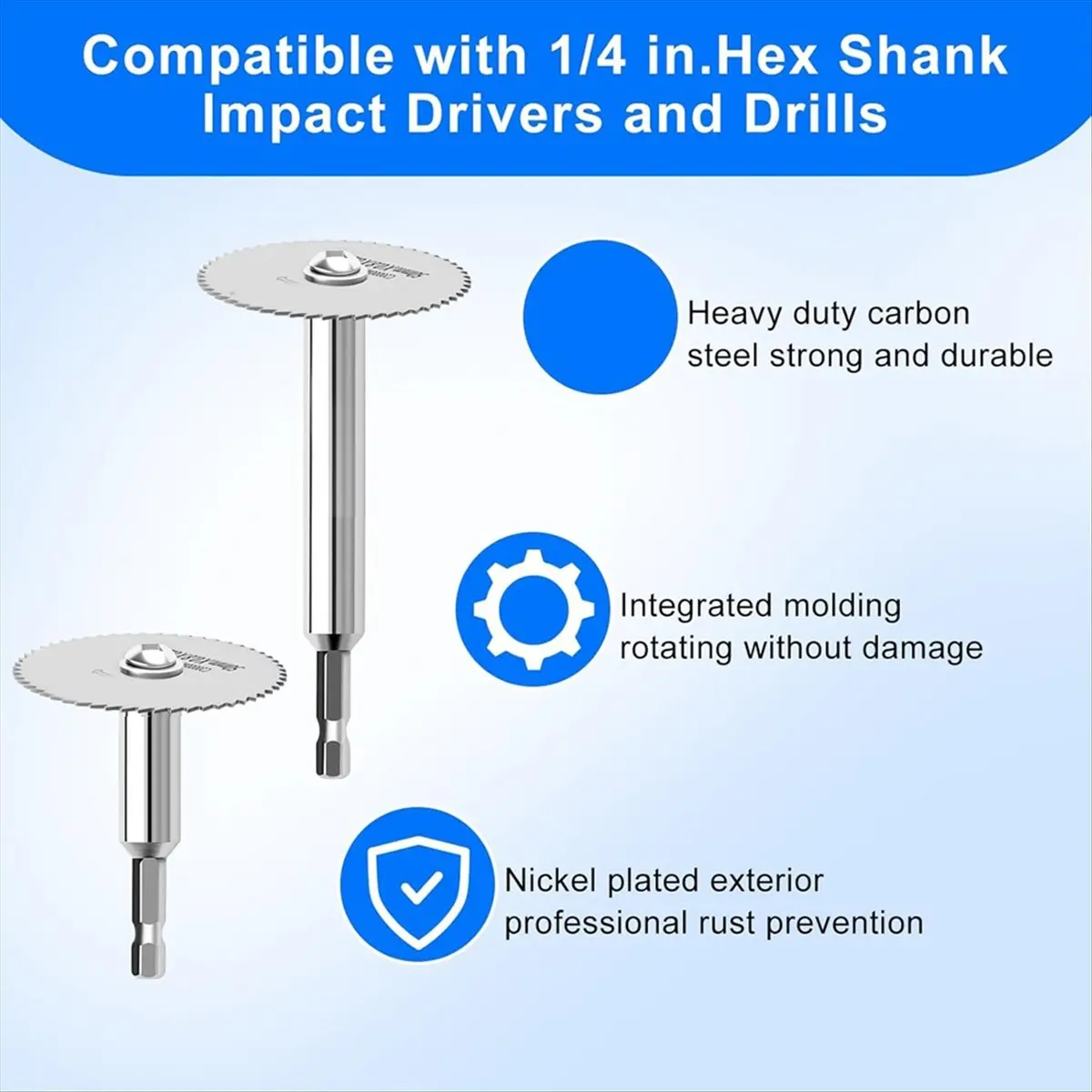 X16A Hot Rotary Drill Saw Blades: 6 PCS Mini Circular Saw Blades,HSS Small Cutting Discs for Rotary Tools,Inside PVC Pipe Cutter