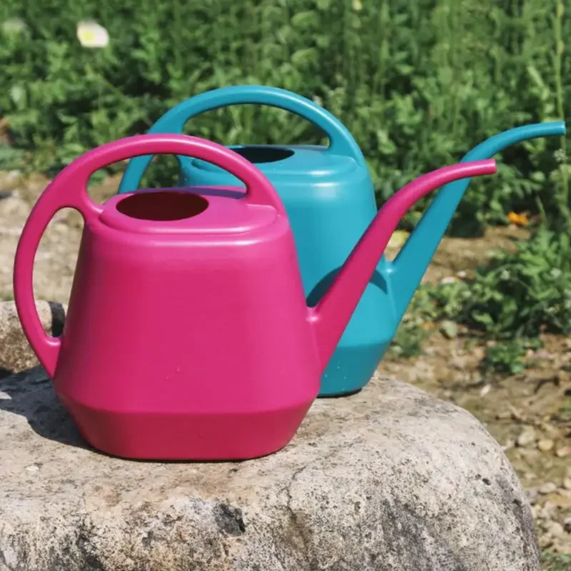 

4L Watering Can Plastic Long Spout Kettle Nordic Style Garden Flower Pot for Indoor Outdoor Bonsai Plants Gardening Shower