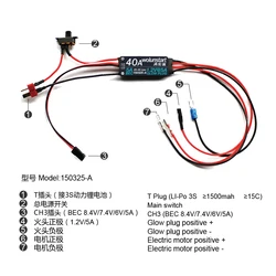wolunstart Remote Start Electric Starter 150325-A Compatible with Traxxas 3.3 ez Start