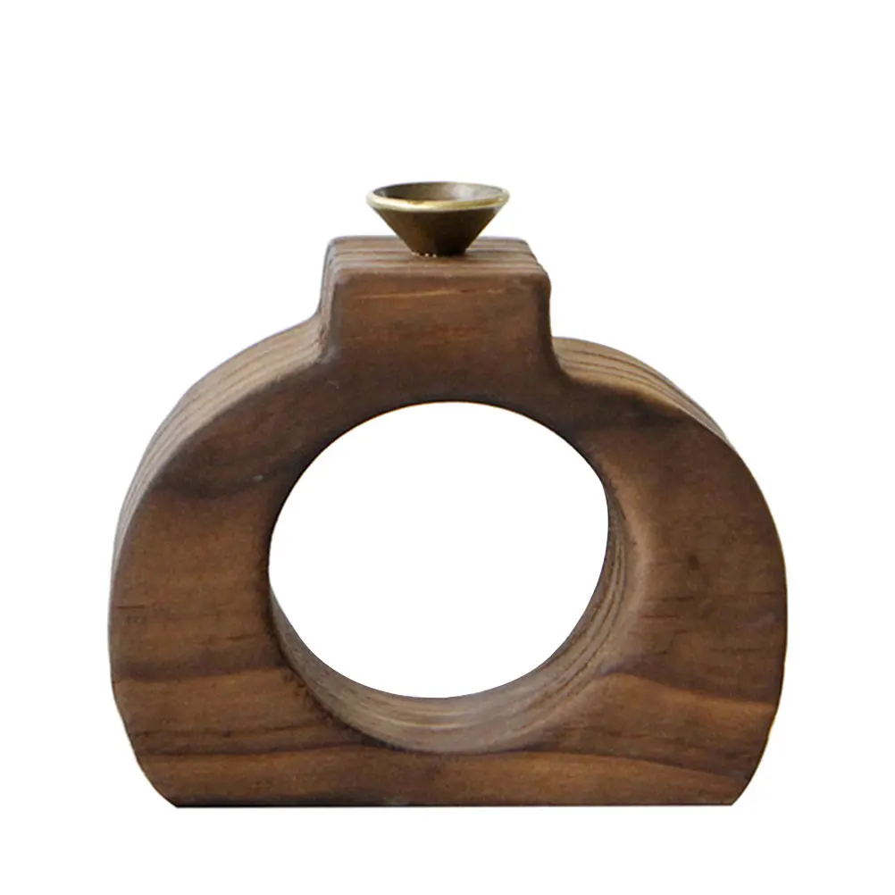 

Wood Incense Burner Aromatherapy Furnace Decorative Backflow Waterfall Durability Air Purify Meditation Yoga Living Room Study