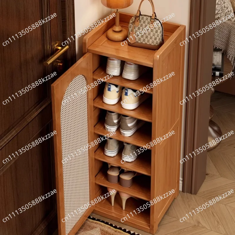 Slim Dust-Proof Shoe Rack Organizer Multi Tier Space Saving Shoe Shelf for Entryway Living Room Shoe Storage Cabinet