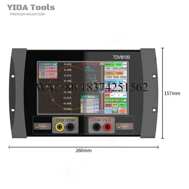 Wmwmnu for VI Curve Tester LCR Meter Circuit Board Fault Diagnostic Instrument for PCB Repair and Electronic Component