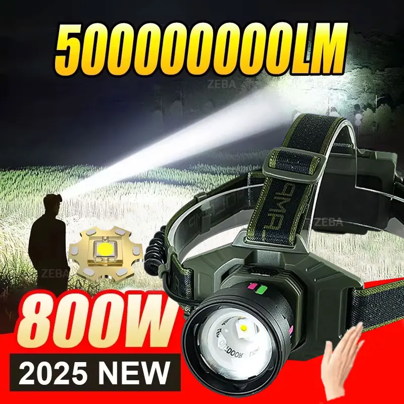 

Самый мощный фонарь 5000000LM, 800W L