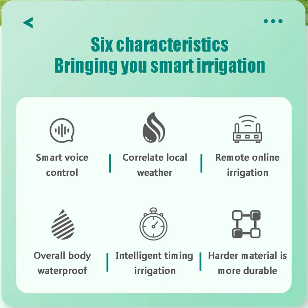 Nashone Tuya WiFi Smart Irrigation garden watering system Automatic Tuya Watering Timer WiFi Valve Work With Alexa Google Home