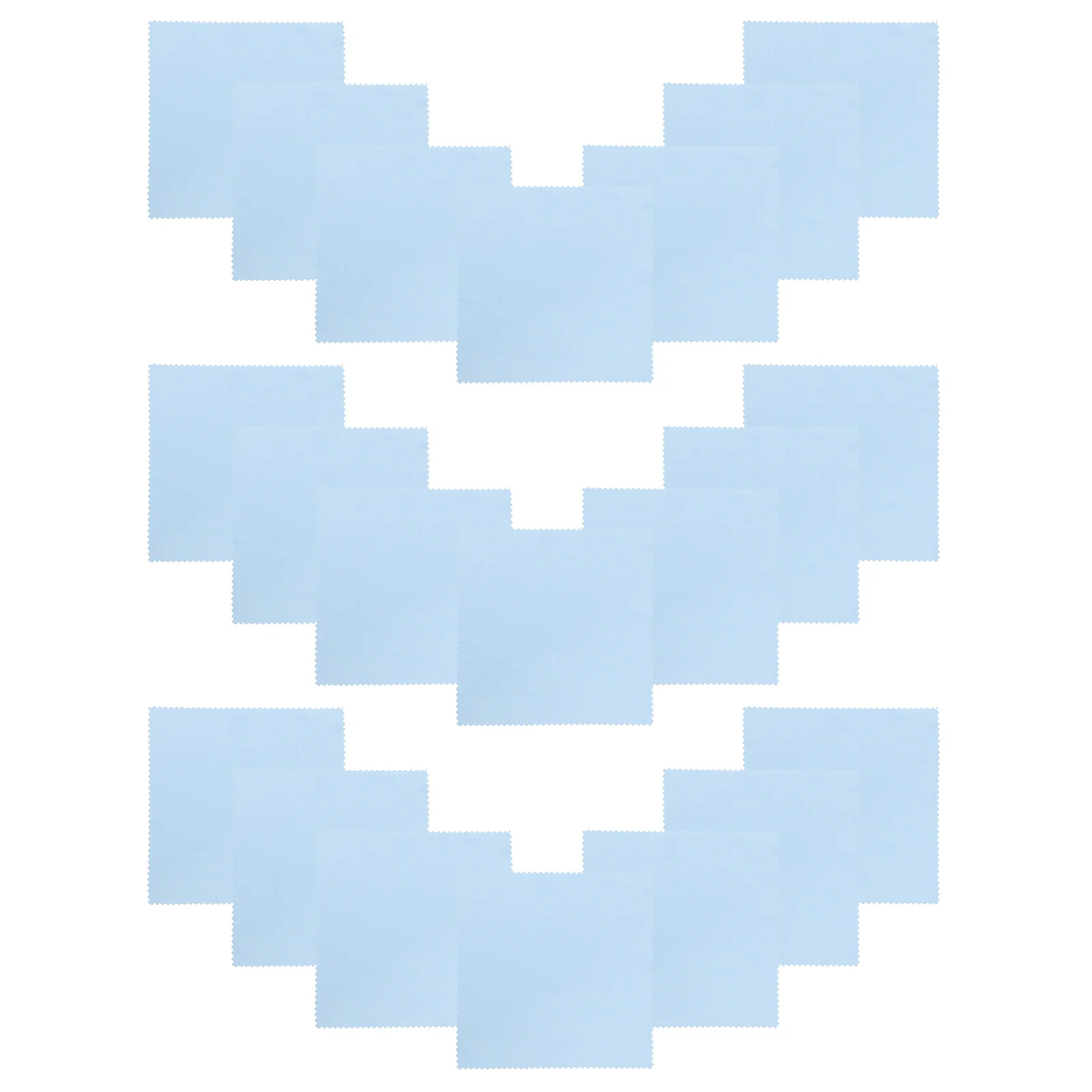 

50Pcs Microfiber Eyeglass Cloths Professional Anti-Wear Cleaning Wipes for Glasses Lenses Screens Jewelry Watches