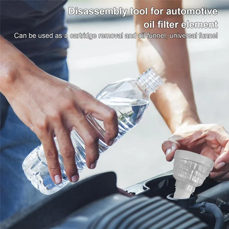 Machine Filter Funnel Anti-Scalding Spill-Free Oil Filter Funnel For Car Repair Outdoor