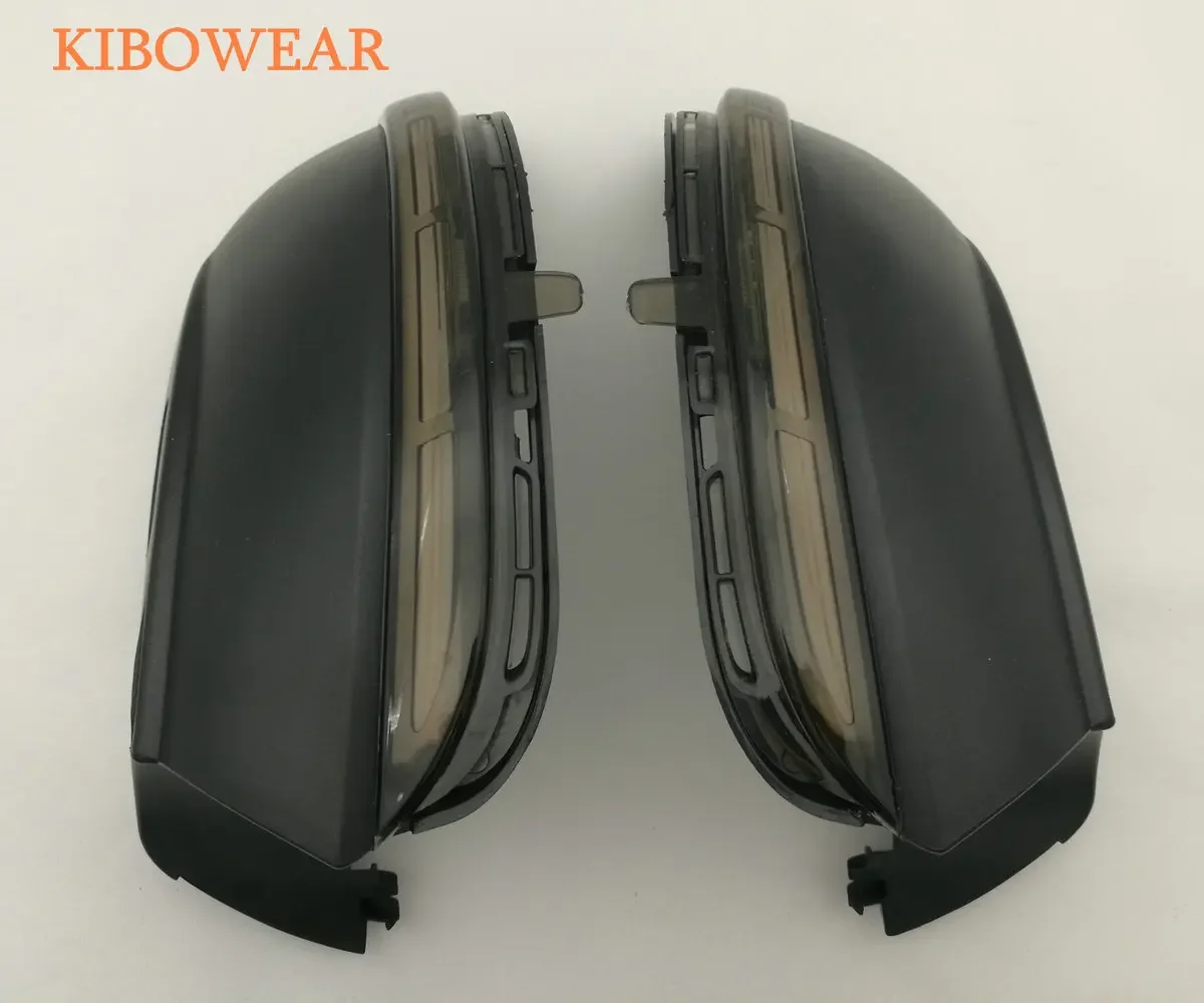 2 قطعة إشارة الانعطاف LED الديناميكية مع أضواء الترحيب الزرقاء لشركة فولكس فاجن باسات B7 CC شيروكو EOS ضوء بيتل 2011 2014 سهم مرآة جانبية #3