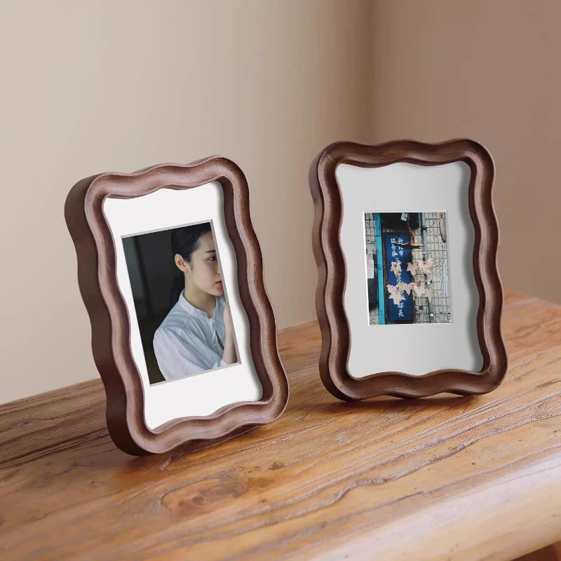 Antique Accessories Wooden Picture Frame Interior Personalized Creative Photo Frame Custom Bild Wohnzimmer Home Decorations