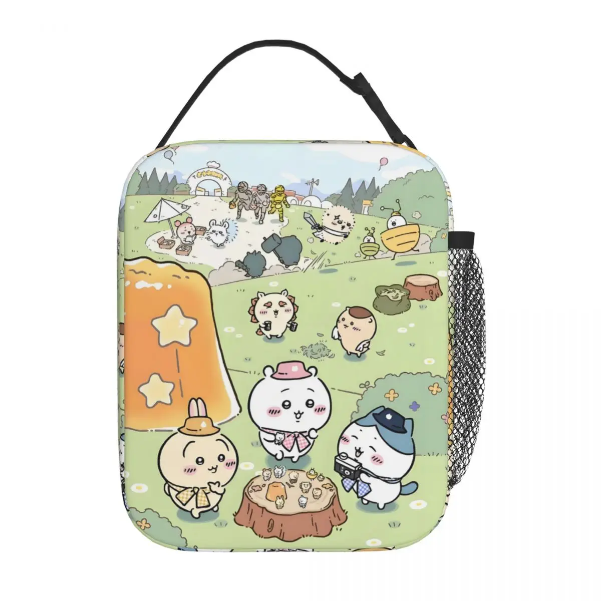 

Термоизолированная сумка для обеда с индивидуальной анимацией C-Chiikawas, многоразовый контейнер для еды для школы, офиса, хранения на открытом воздухе, коробка для еды