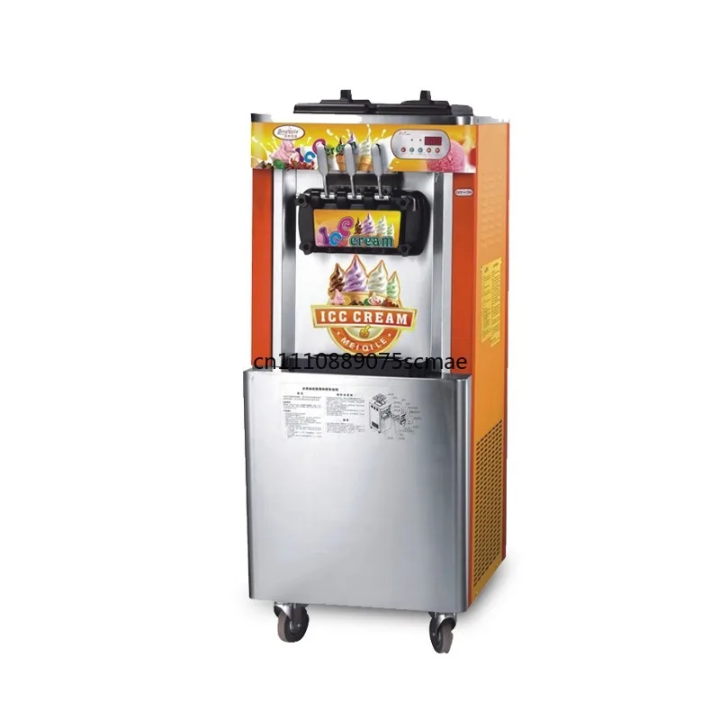 Commercial High Quality Soft Ice Cream Maker Frozen Yogurt Machine For Cafe Bar Dessert Store