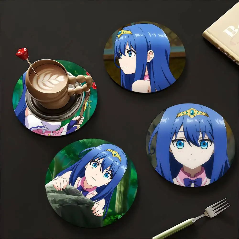 1pc Krull Anime characters Wooden Coaster Colour Printing Cup Mat Home Desk Decoration Gifts