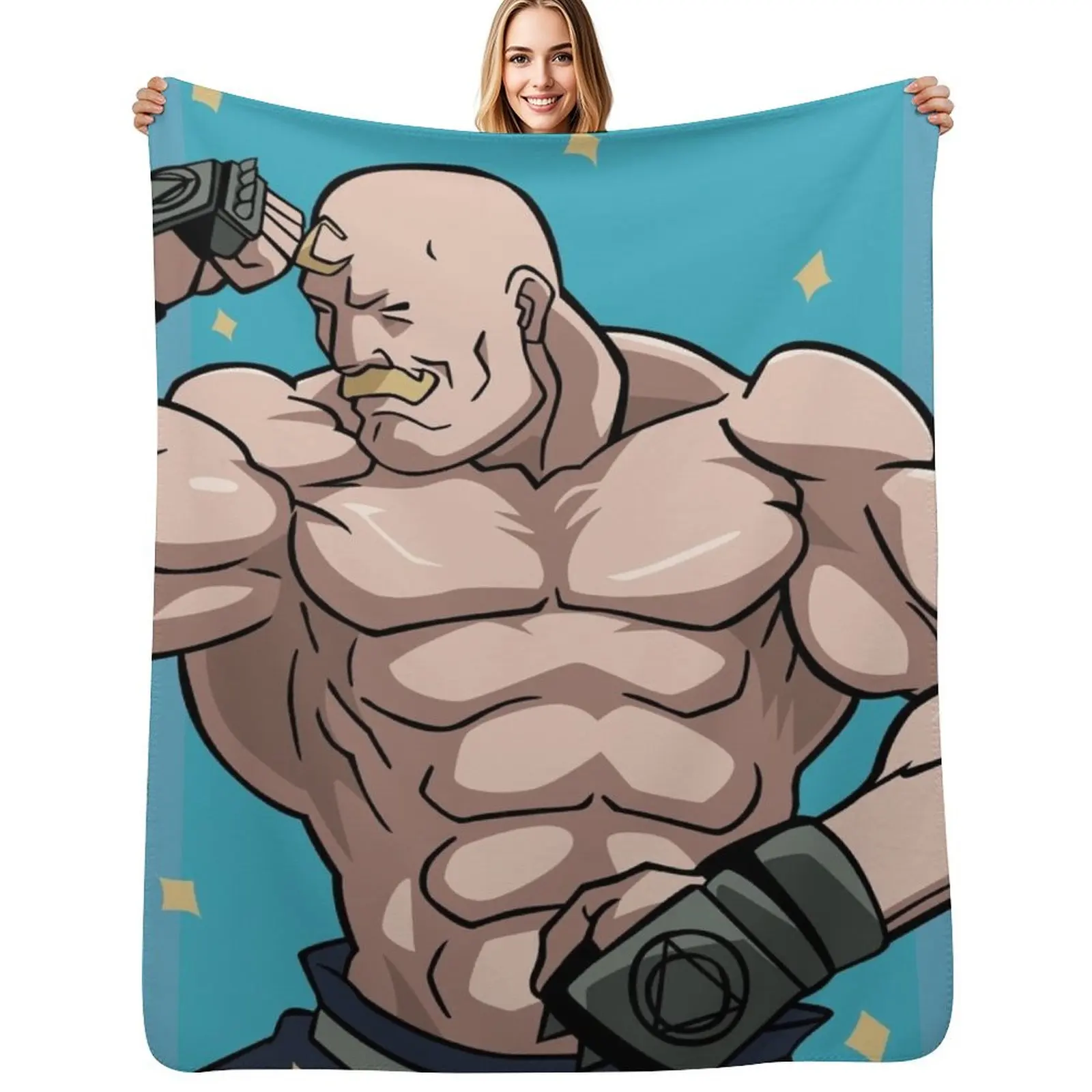 Alex Armstrong Throw Blanket Flannel Fabric Kid'S Summer Beddings Sleeping Bag Quilt Hairys Blankets