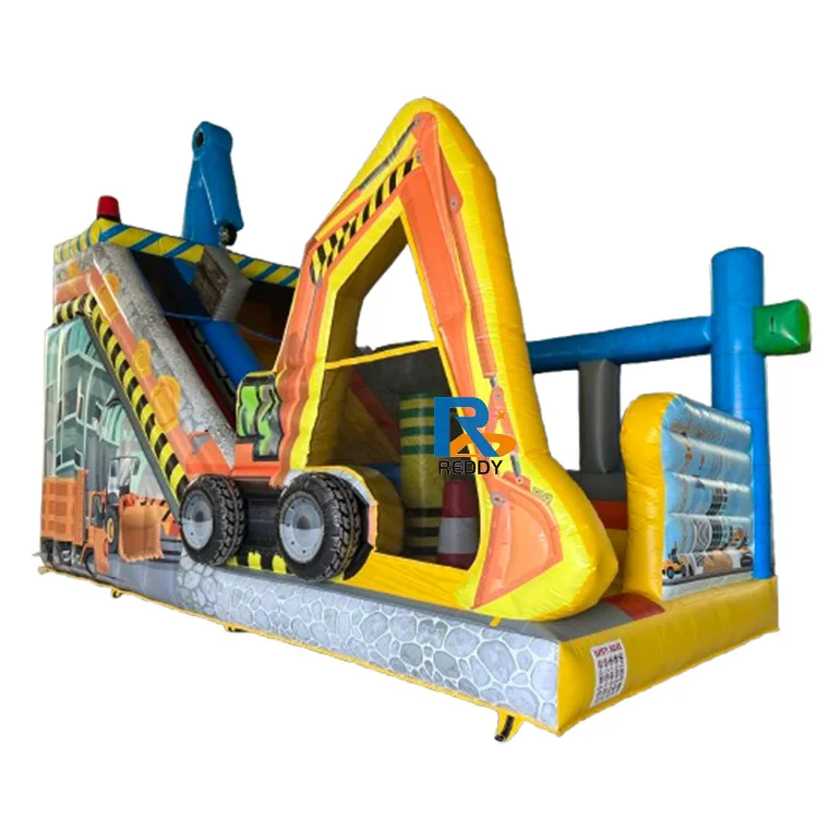 

Новый дизайн, замок для раскопок с горкой, комбинированная забавная горка для детской вечеринки на открытом воздухе