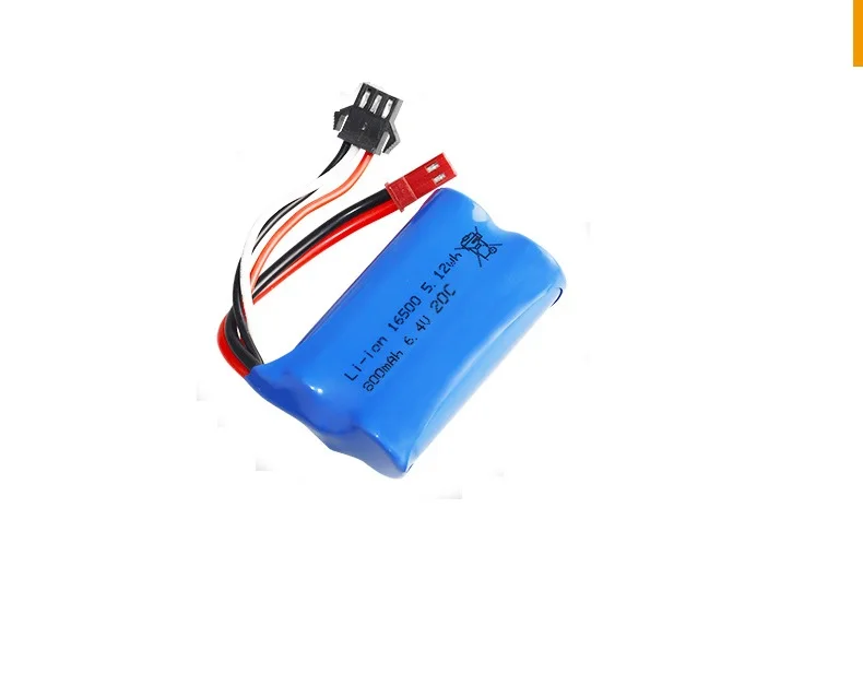 16500 6.4v 800mAh Li-ion battery SM-2P/SM-3P/SM-4P plug/6.4v USB for wltoys A959/A969/18628/18428 R/C car R/C truck R/C boat