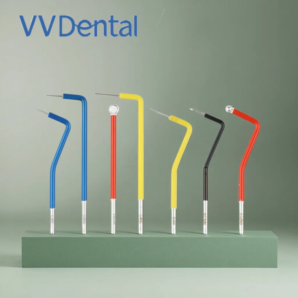 

VVDental Electro Knife Tips 7pcs Needle fit Dental Electrosurgery Unit ES-20 & ATS-S1 for Oral Cutting solidify Dental Tools