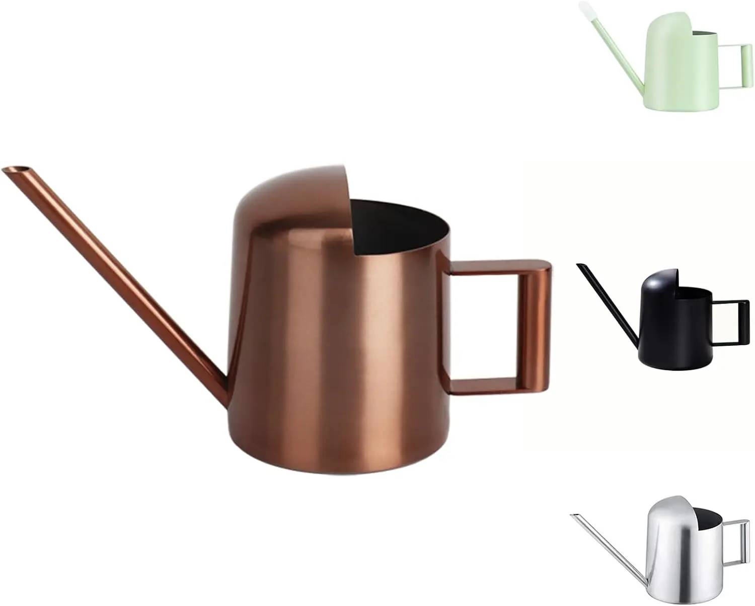 

Stainless Steel Mini Watering Can, 10oz Long Spout for Indoor Plants Succulents Herbs in Bronze