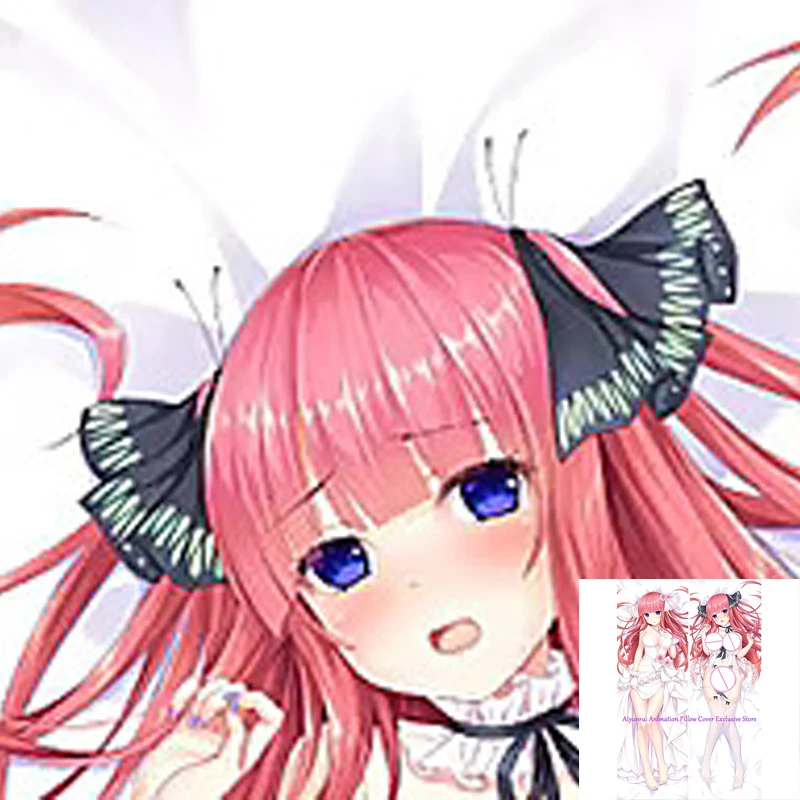 

Anime Pillow Cover Dakimakura Nino Nakano 2 Side Printed Hugging Body Pillowcase Cushion Cover Bedding Decor