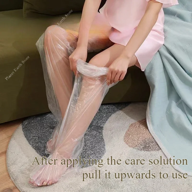 Liner Hand- oder Fußbehandlungstaschen – 5/10/20 Paar transparente, verdickte Feuchtigkeitsfolie für Schönheitssalons, Socken und Handschuhe