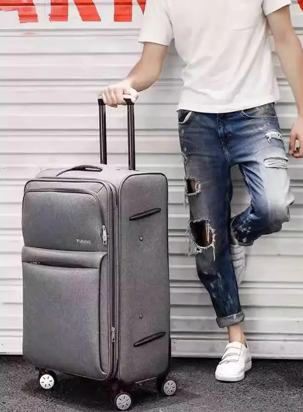 Imagem -05 - Bagagem Oxford Softside Spinner para Homens Mala de Viagem Mala de Negócios 26 28 24