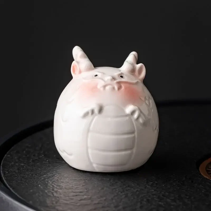 12 Zodiac Tea Pet Yixing, Simple Living Room Decorations, Cute Ceramic Tea Pets on Tables, Home Decorations Tea Accessories Gift