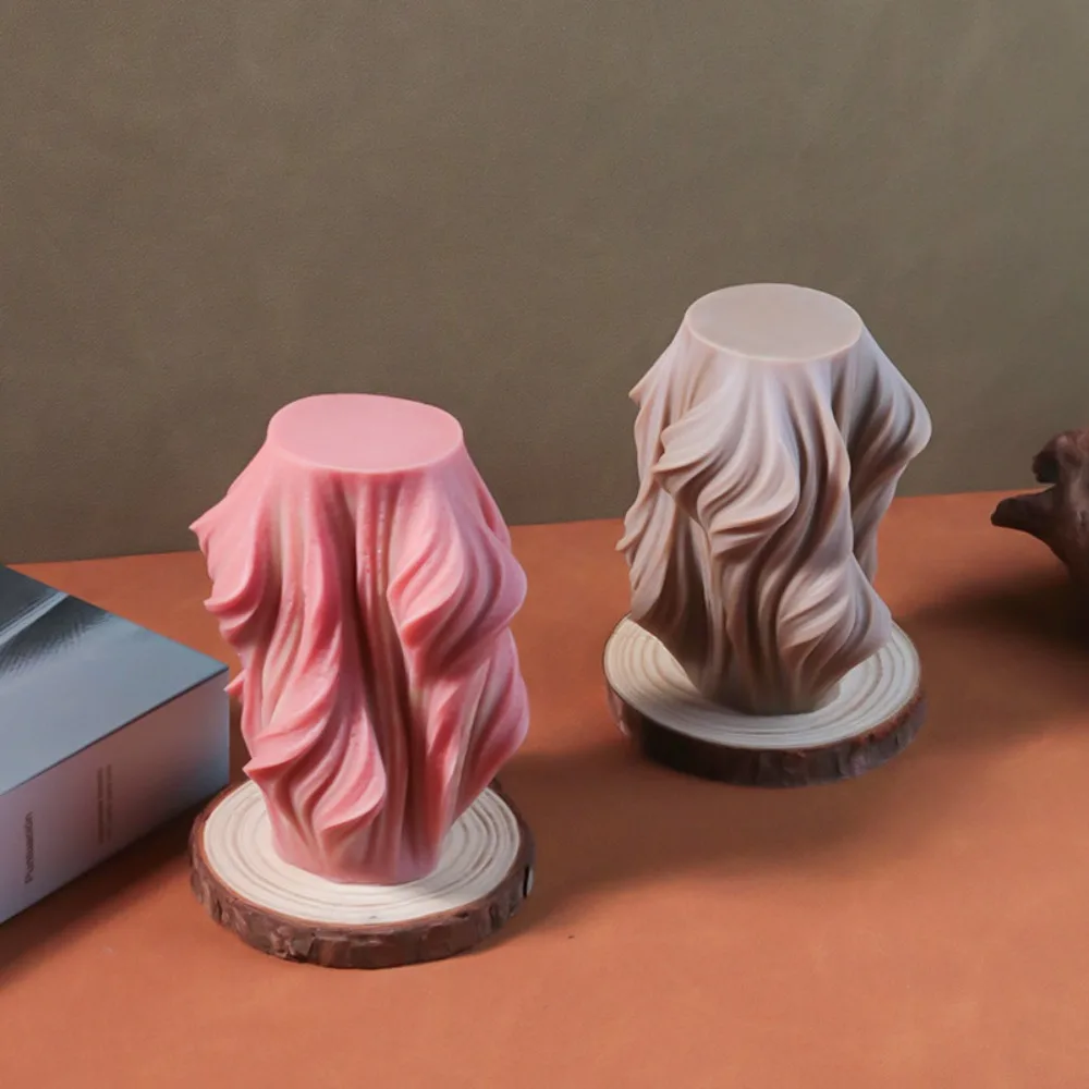 مجموعة قوالب شموع لجذر شجرة الموجة ، الهندسة ، الصابون ، الجبس ، قالب السيليكون ، ديكور الزفاف ، عمود الخط ، صنع الشوكولاتة ، متعددة الأحجام