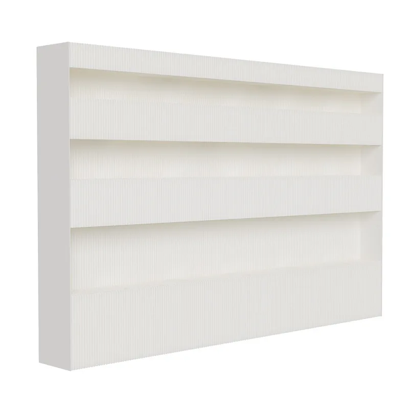 

Display counter against the wall Product sample display Display stand Multi-layer art exhibition hall Company bookshelf telescop