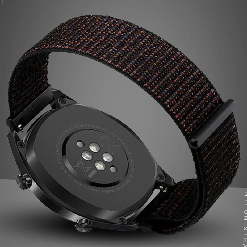 Anello in Nylon per Samsung Galaxy Watch 6 5 Pro/4/classic/gear s3 frontier/active Sport bracciale Huawei watch gt2 3 22mm 20mm cinturino