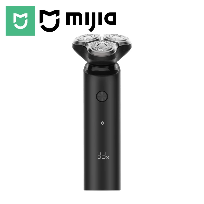Rasoir Électrique MIJIA S500 pour Hommes, Utilisation à Sec et Humide, Tête Flottante à Triple Lame, Tondeuse à Barbe