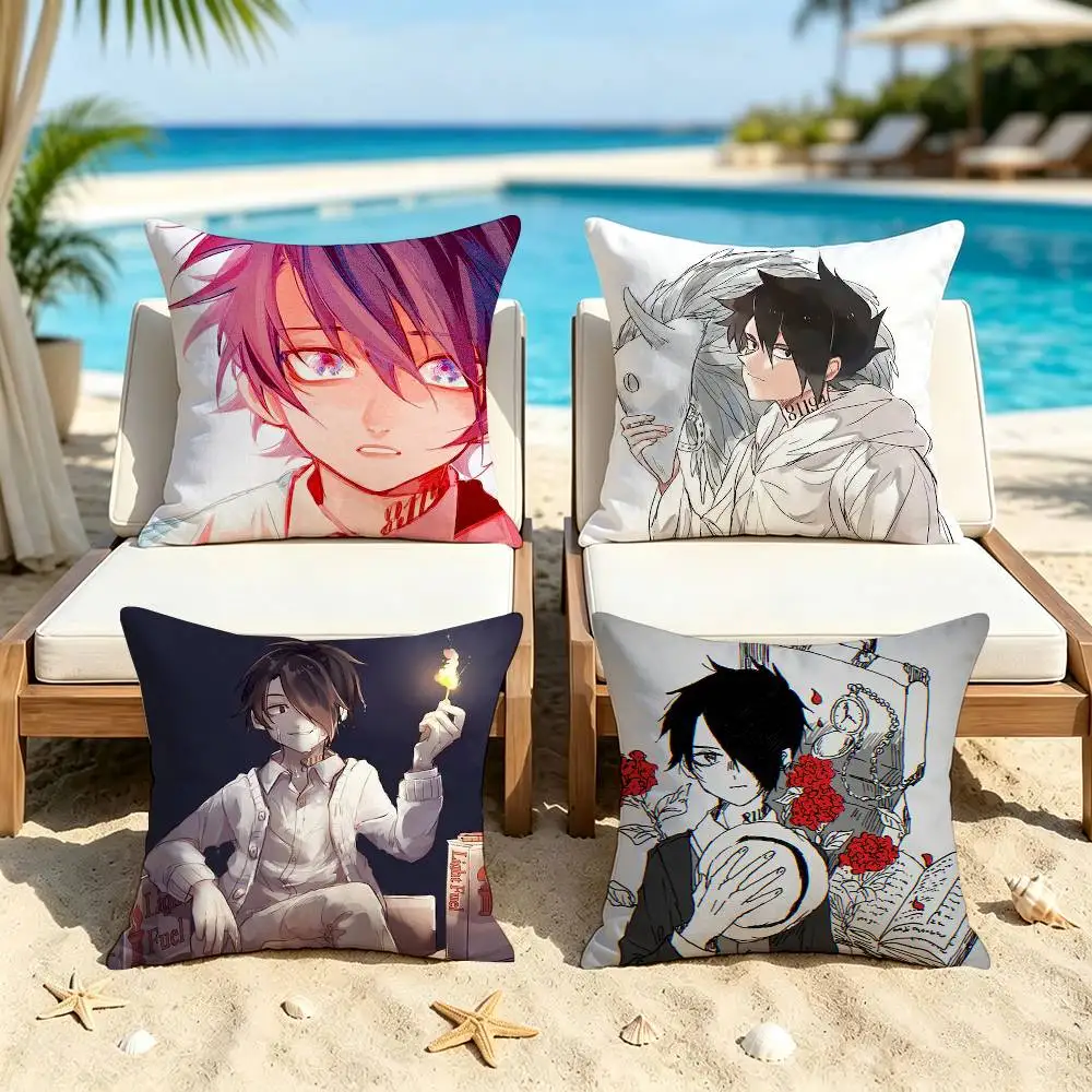 The Promised Neverland Ray  Double-Sided Printed Cushion Cover Bedroom Bedside Sofa Pillow Case