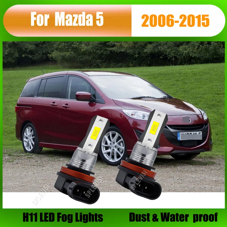

12v Car Front Fog Light Bulbs - High-Performance Lighting For Mazda 5 2006 2007 2008 2009 2010 2011 2012 2013 2014 2015