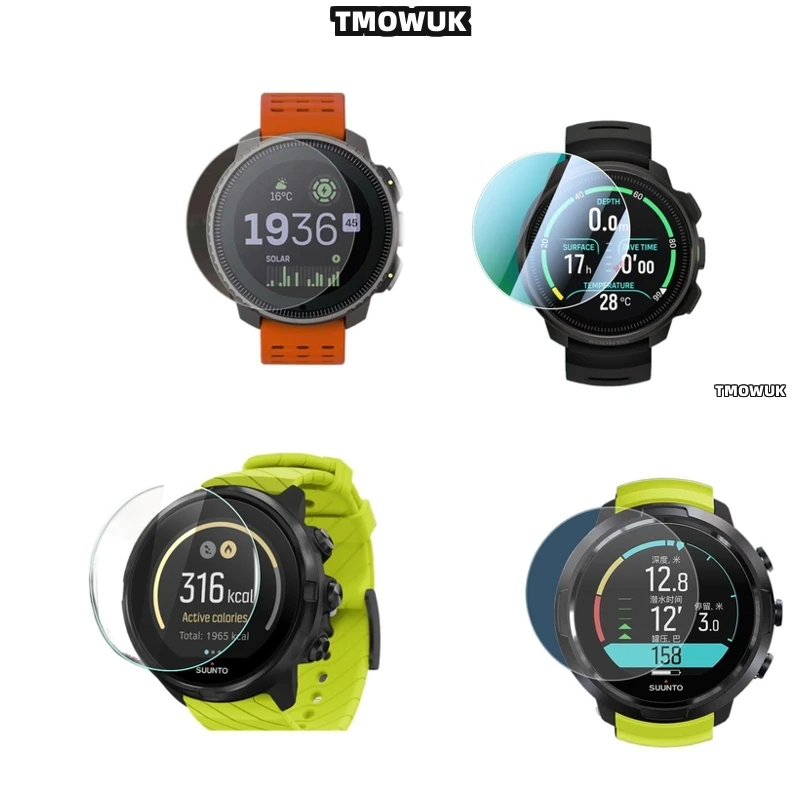 

For Suunto 5 7 9 Peak Pro Race S 45mm 49mm OCEAN Traverse Alpha, Fashionable 9H Tempered Glass Cover